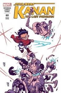 Portada alternativa de Skottie Young para Kanan: The Last Padawan Nº 1 Kanan: The Last Padawan Nº 1