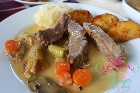 PLUMA IBERICA EN ESCABECHE CON MANZANAS REINETAS PLUMA IBERICA EN ESCABECHE CON MANZANAS REINETAS