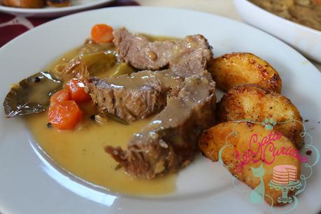 PLUMA IBERICA EN ESCABECHE CON MANZANAS REINETAS PLUMA IBERICA EN ESCABECHE CON MANZANAS REINETAS