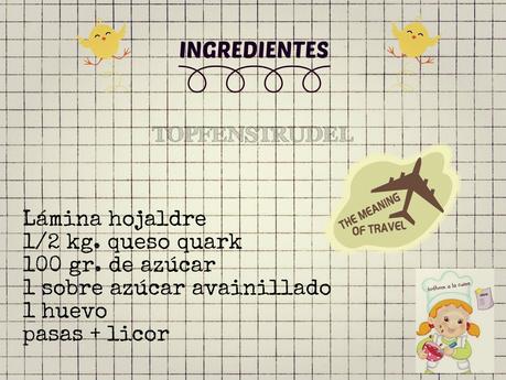 TOPFENSTRUDEL (STRUDEL DE QUARK) TOPFENSTRUDEL (STRUDEL DE QUARK)