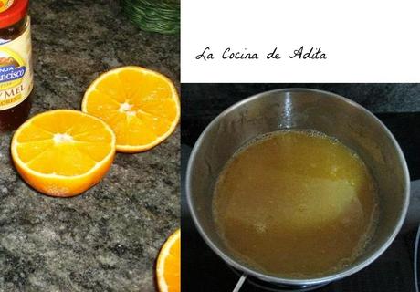 Torrijas, con lemon curd y merengue a la naranja