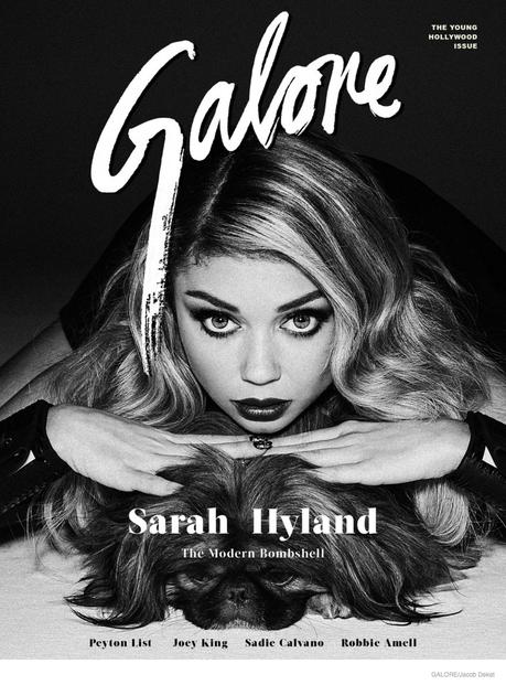 Sarah Hyland se vuelve una femme fatale para Galore Magazine Sarah Hyland se vuelve una femme fatale para Galore Magazine