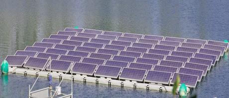 Hydrelio, un sistema de paneles solares flotantes