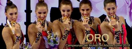 El equipo de gimnasia rítmica entre lo mejor del deporte español de 2014
