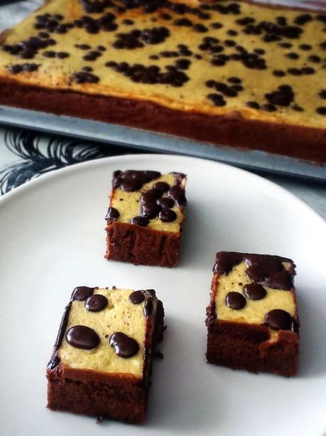 BROWNIE CON CREMA DE PLÁTANO BROWNIE CON CREMA DE PLÁTANO