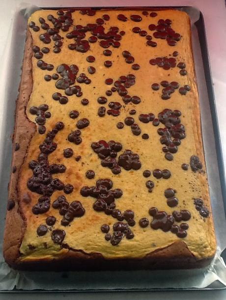 BROWNIE CON CREMA DE PLÁTANO BROWNIE CON CREMA DE PLÁTANO