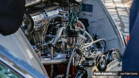 Coches clásicos en Montjuic: De vuelta al pasado. Engine motor clasicos montjuic