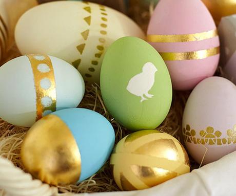 Ideas para pintar huevos de pascua con motivos infantiles
