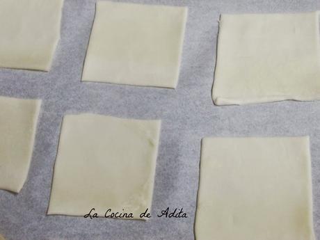 Hojaldres rellenos de ensaladilla Hojaldres rellenos de ensaladilla