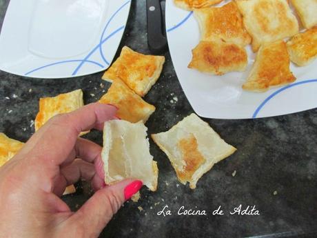 Hojaldres rellenos de ensaladilla Hojaldres rellenos de ensaladilla