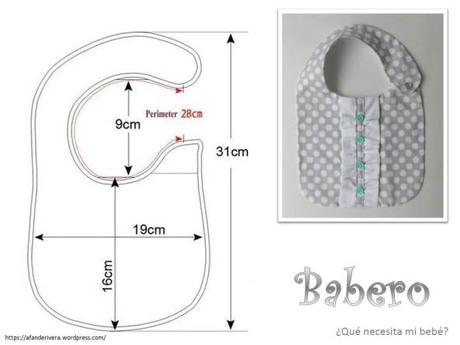 Confecciona un babero