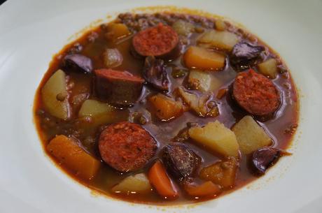 Lentejas con chorizo