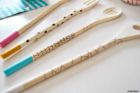 DIY Utensilios de madera con pirograbado DIY Utensilios de madera con pirograbado