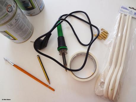 DIY Utensilios de madera con pirograbado DIY Utensilios de madera con pirograbado