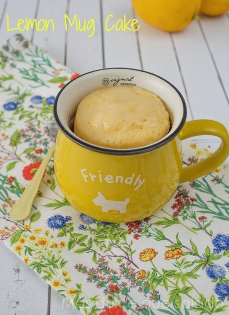 Mug cake de limón Mug cake de limón