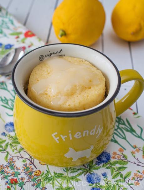 Mug cake de limón Mug cake de limón