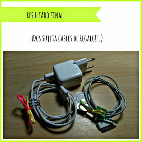 DIY PARA TU iPOD: ¡¡QUE NO SE TE CRUCEN LOS CABLES!! DIY PARA TU iPOD: ¡¡QUE NO SE TE CRUCEN LOS CABLES!!