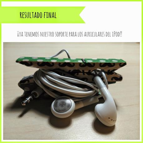 DIY PARA TU iPOD: ¡¡QUE NO SE TE CRUCEN LOS CABLES!! DIY PARA TU iPOD: ¡¡QUE NO SE TE CRUCEN LOS CABLES!!