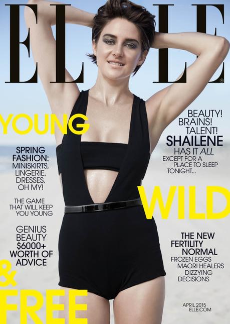Shailene Woodley luce un cuerpo increíble para Elle
