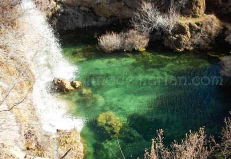 Senderismo de los sentidos en Albarracín, la cascada de Calomarde