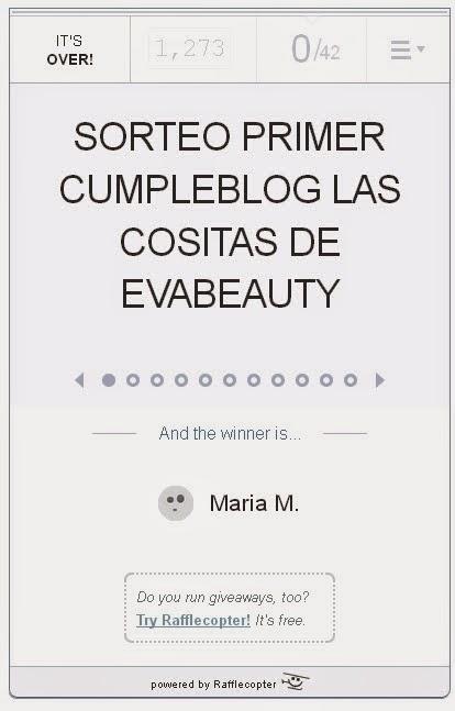 Resolución Sorteo Internacional Primer Cumpleblog. Resolución Sorteo Internacional Primer Cumpleblog.
