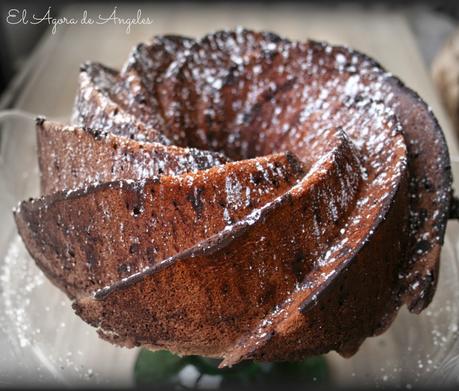 Bundt cake de chocolate y café El Ágora de Ángeles bundt cake de chocolate y café