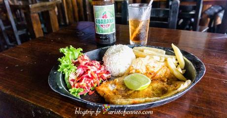 Pirarucú en bandeja en Leticia Amazonas