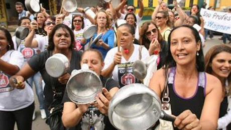 Dilma divide a Brasil: promueve una marcha en su apoyo antes del #15M 0012309340