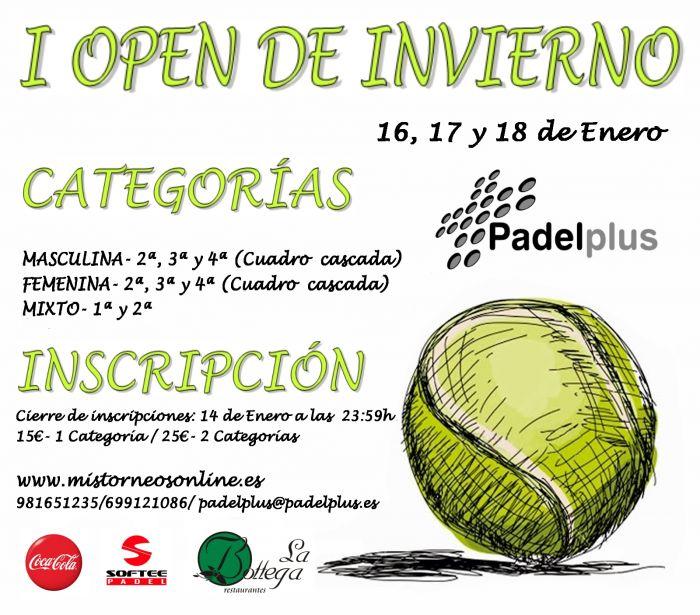I Open de Invierno en PadelPlus I Open de Invierno en PadelPlus