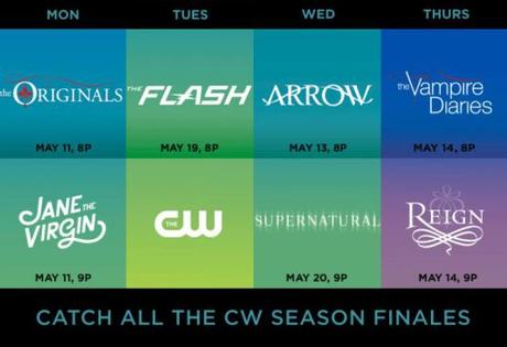 ‘Arrow’, ‘Supernatural’ ‘The Flash’, The Originals’, ‘The Vampire Diaries’ – CW anuncia las fechas de sus finales de temporada. The-CW-2015-Final-Season-Date