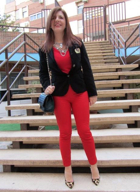 Rojo&animal print en Prim Secret