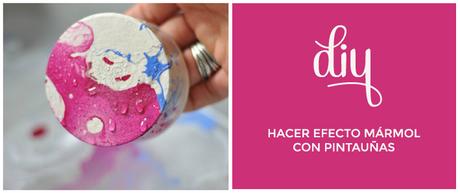 DIY: Hacer efecto mármol con pintauñas DIY: Hacer efecto mármol con pintauñas