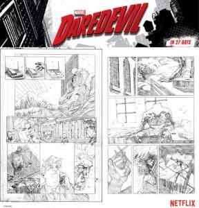 Joe Quesada promociona Daredevil. Quedan 26 días Joe Quesada y Daredevil - 27 días