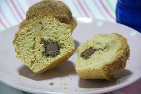 Muffins de Canela Rellenos de Nutella