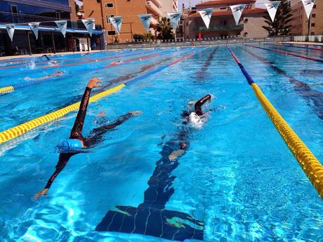 Visita en la Fira de la Marató de Barcelona y domingo Test de Neopreno Sailfish , Neda el Món.