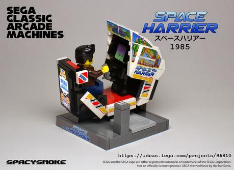 Cabinets míticos de Sega hechos con piezas de LEGO