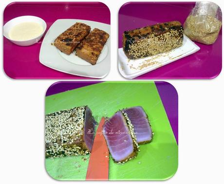 Tataki de atún con ajoblanco - Cocinas del Mundo (Japón) Tataki de atún con ajoblanco - Cocinas del Mundo (Japón)