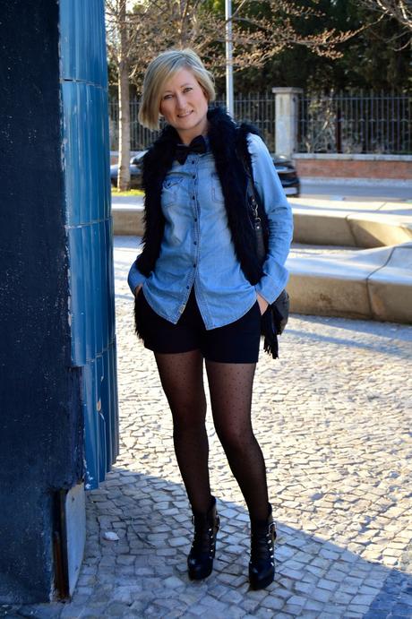 Denim, Fur, Plumeti and Bow tie Denim, Fur, Plumeti and Bow tie