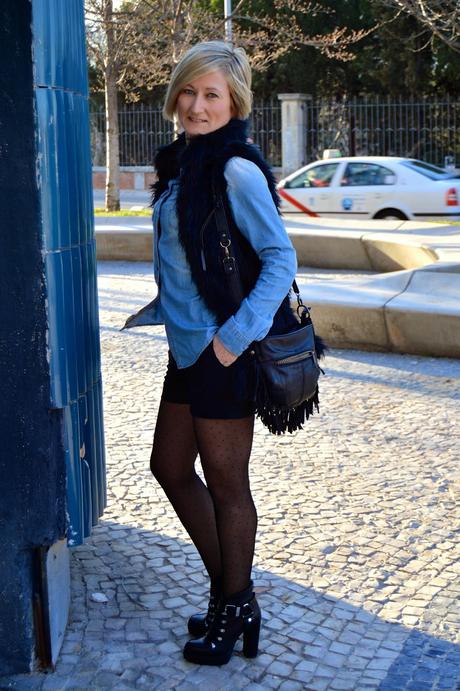 Denim, Fur, Plumeti and Bow tie Denim, Fur, Plumeti and Bow tie