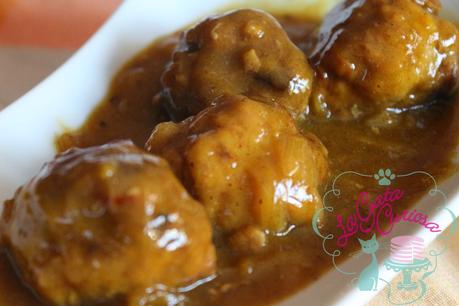 ALBONDIGAS EN SALSA DE CEBOLLA Y AZAFRÁN ALBONDIGAS EN SALSA DE CEBOLLA Y AZAFRÁN