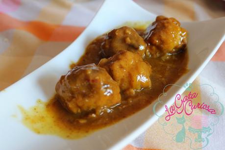 ALBONDIGAS EN SALSA DE CEBOLLA Y AZAFRÁN ALBONDIGAS EN SALSA DE CEBOLLA Y AZAFRÁN