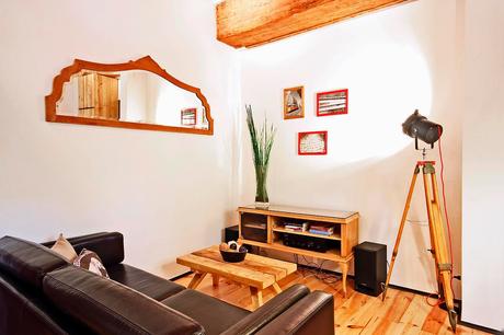 Apartamento en Barcelona diseñado con objetos reciclados. Apartamento en Barcelona diseñado con objetos reciclados.