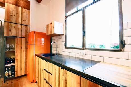 Apartamento en Barcelona diseñado con objetos reciclados. Apartamento en Barcelona diseñado con objetos reciclados.