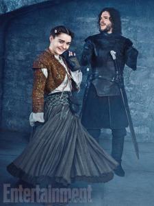‘Game of Thrones’ Season 5 – Peter Dinklage, Emilia Clarke, Maisie Williams y Kit Harington desfilando para EW.