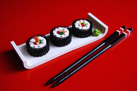 Bloques LEGO sushi