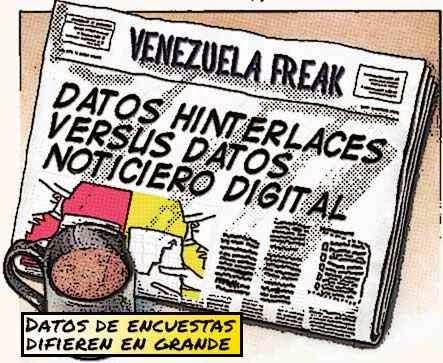 Hinterlaces - Noticiero Digital Front page cómic - Encuestas Hinterlaces y Noticiero Digital