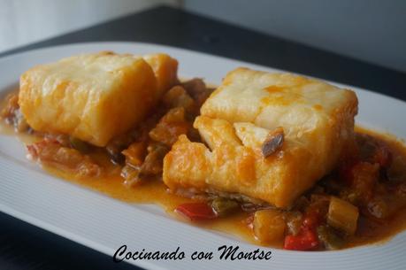 Bacalao con pisto Bacalao con pisto