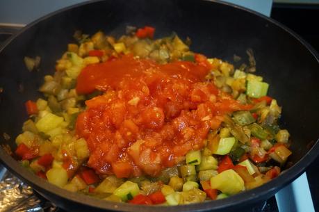 Bacalao con pisto Bacalao con pisto