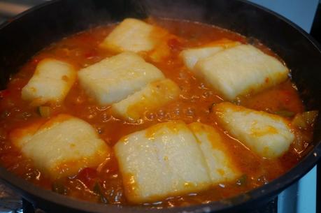 Bacalao con pisto Bacalao con pisto