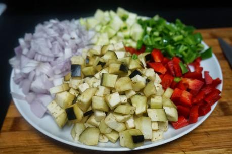 Bacalao con pisto Bacalao con pisto